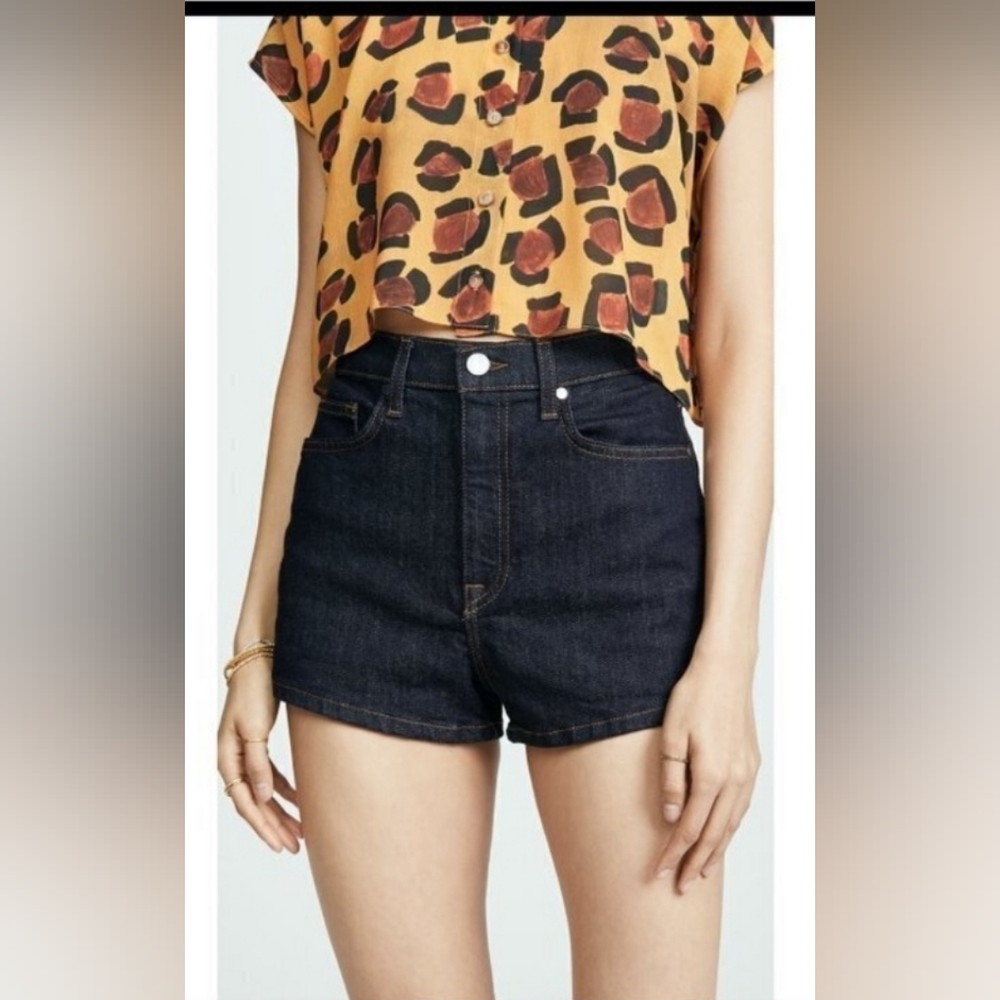 BLDWN Brie High Waist Denim Shorts